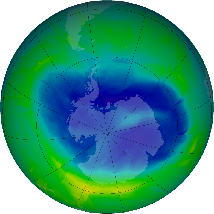 南极臭氧空洞9月最严重_南极臭氧空洞减小_南极臭氧空洞的原因_南极臭氧空洞图片