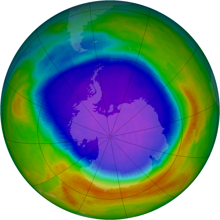 Ozon map