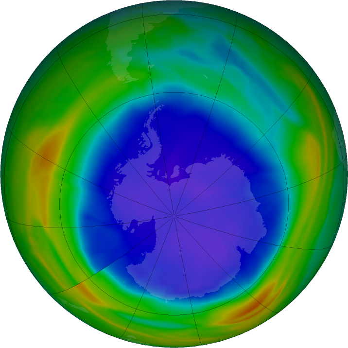 Озоновая дыра это. Озоновый слой. Истончение озонового слоя. Ozone depletion с космоса. Сизоватый цвет озонового слоя.